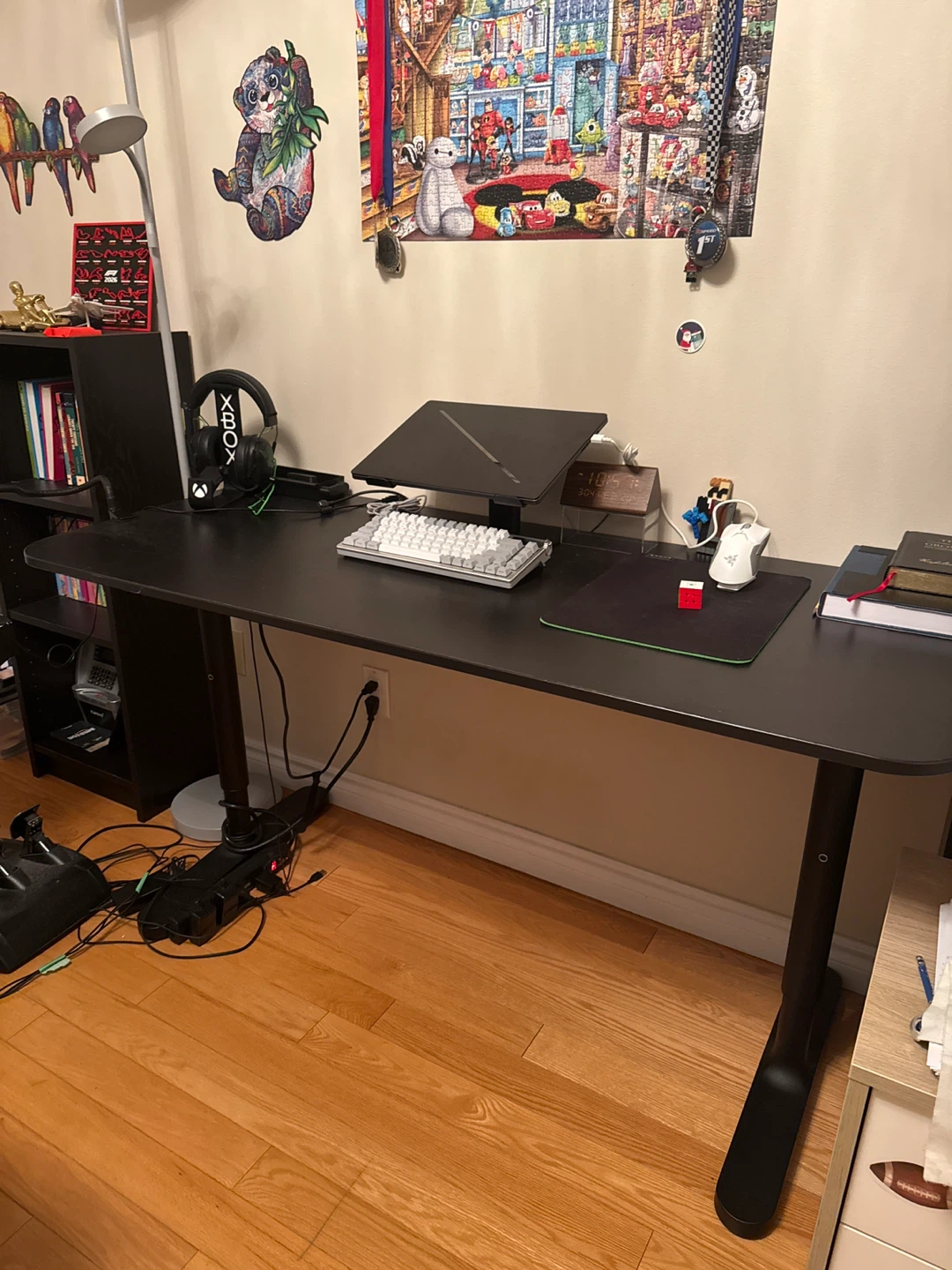 Adjustable Standing Desk - Black