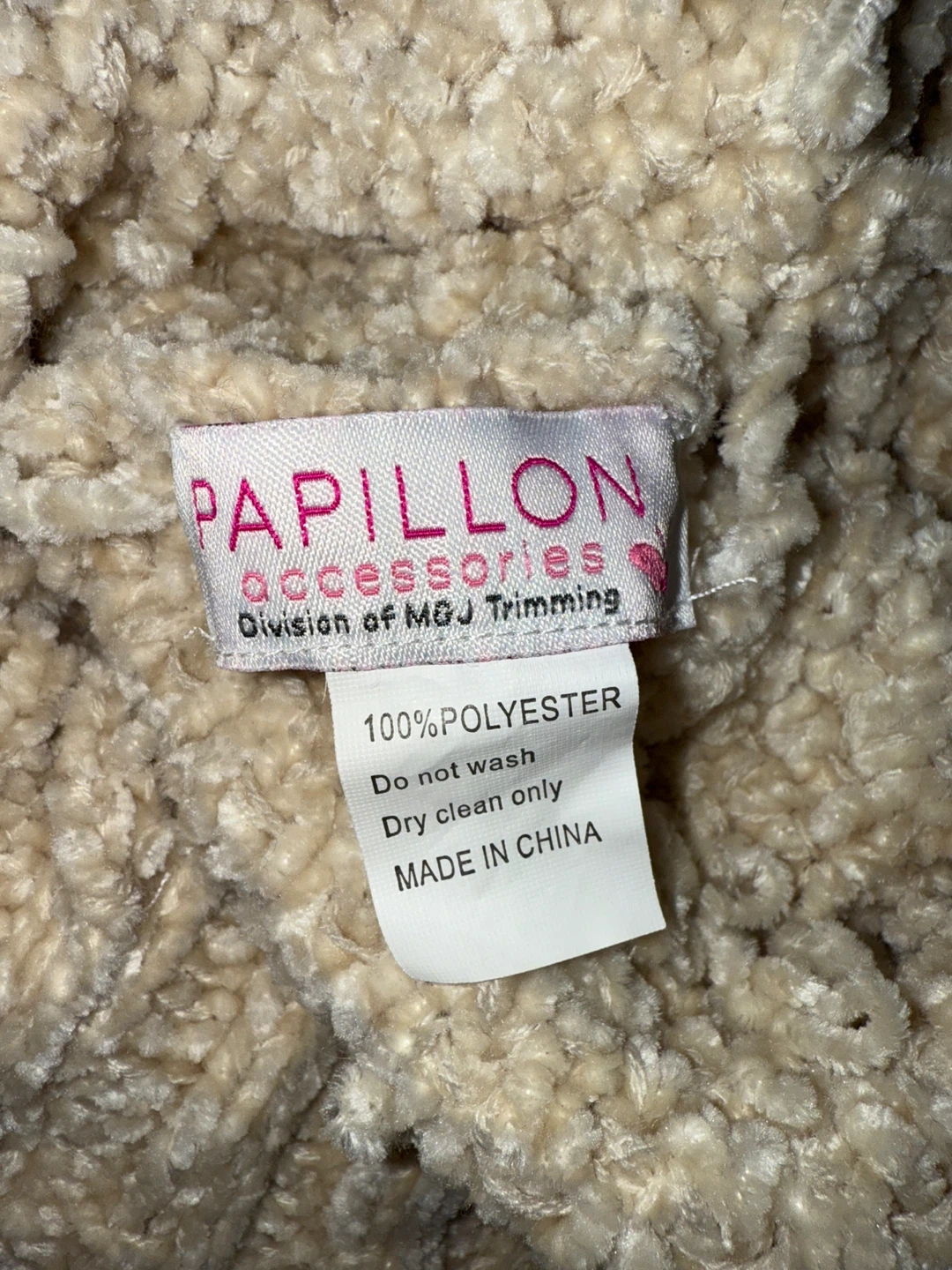 🧡Papillon Beanie with Pom Pom - Cream - photo 2