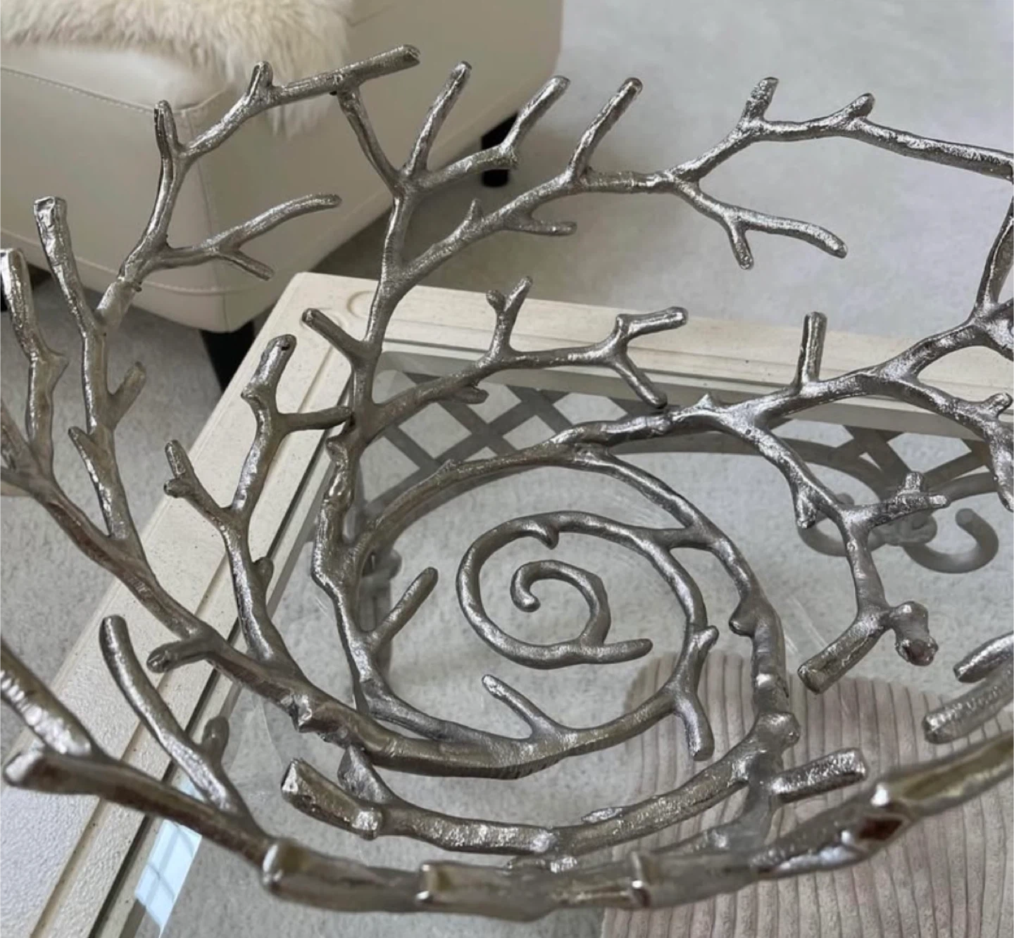 ZGallerie decorative large  branch bowl - photo 4