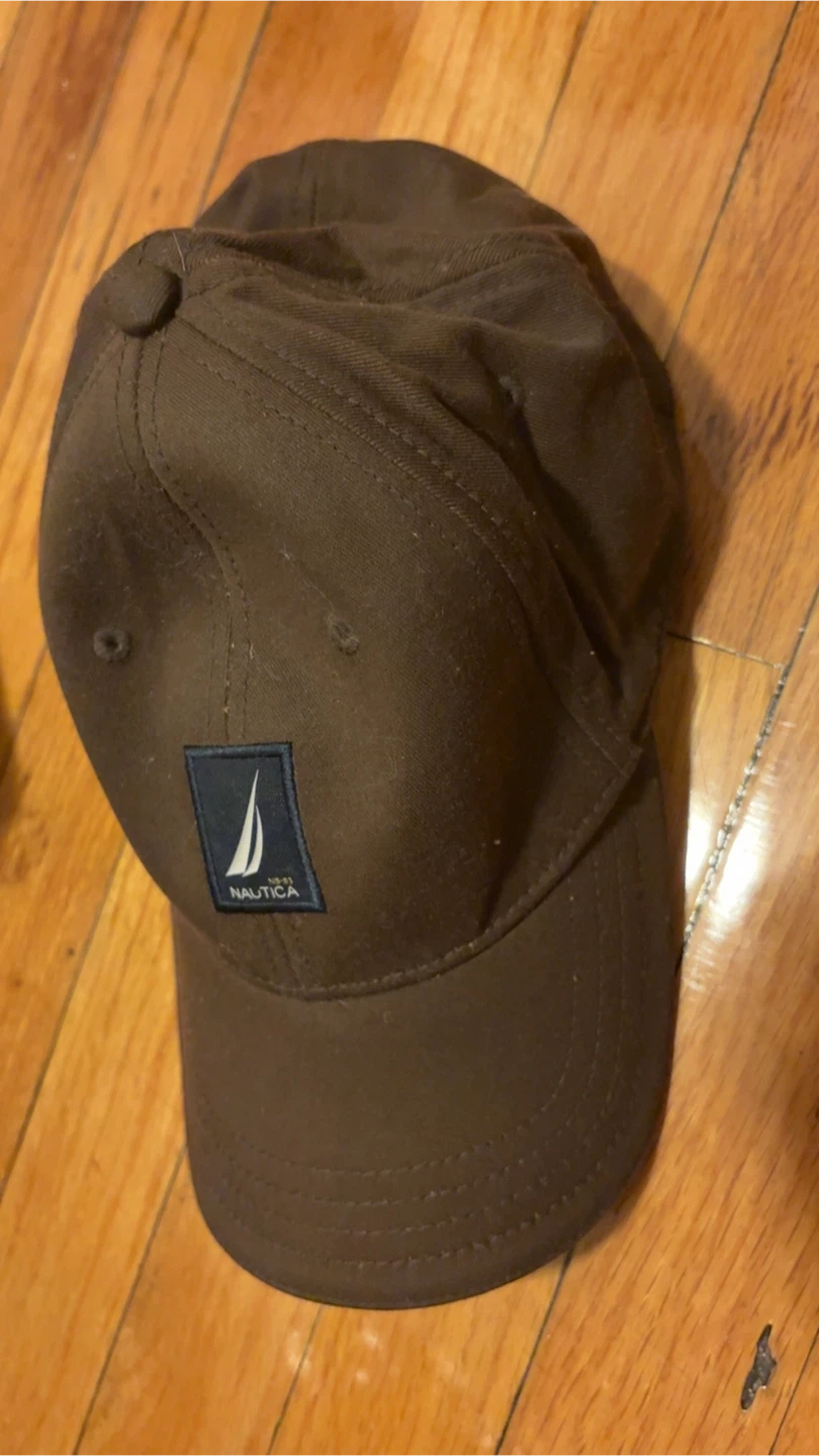 Nautica Brown Baseball Cap