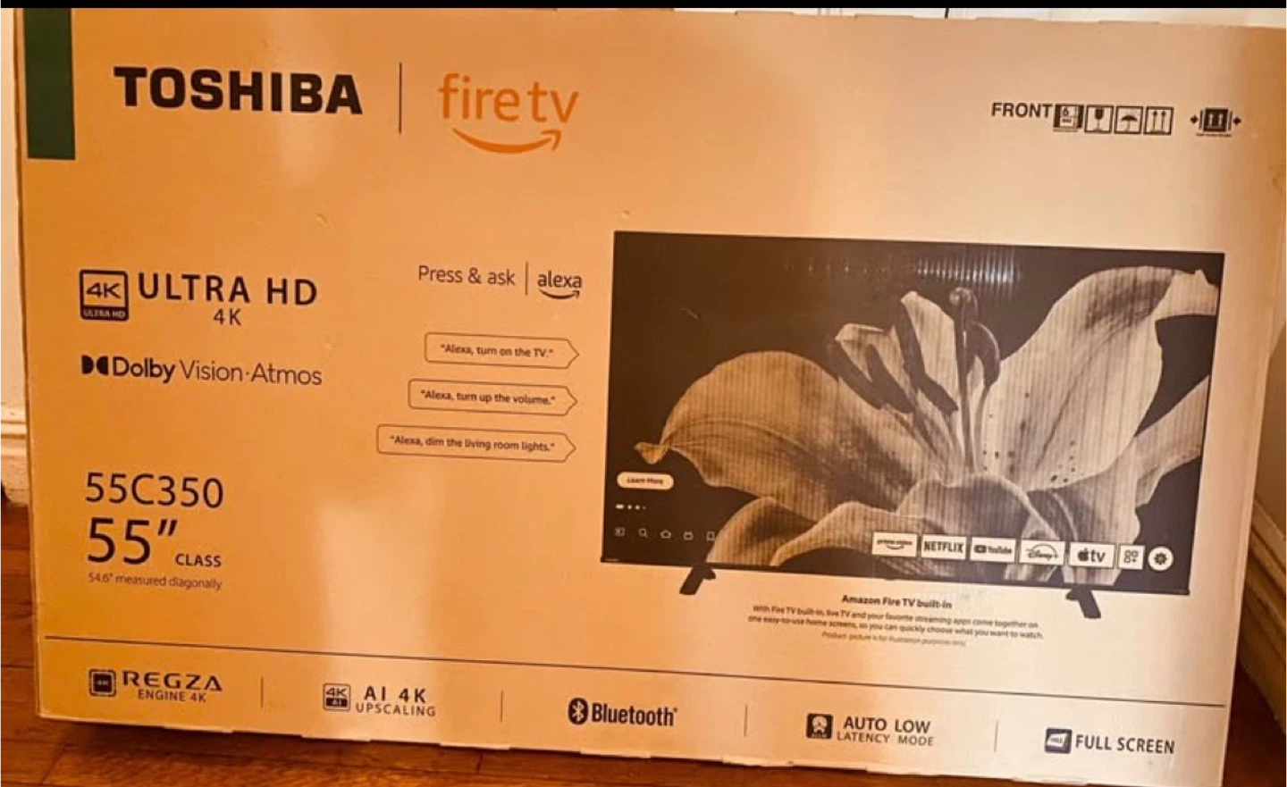 TV-Toshiba 55" 4K Smart TV - Works Great! - photo 3
