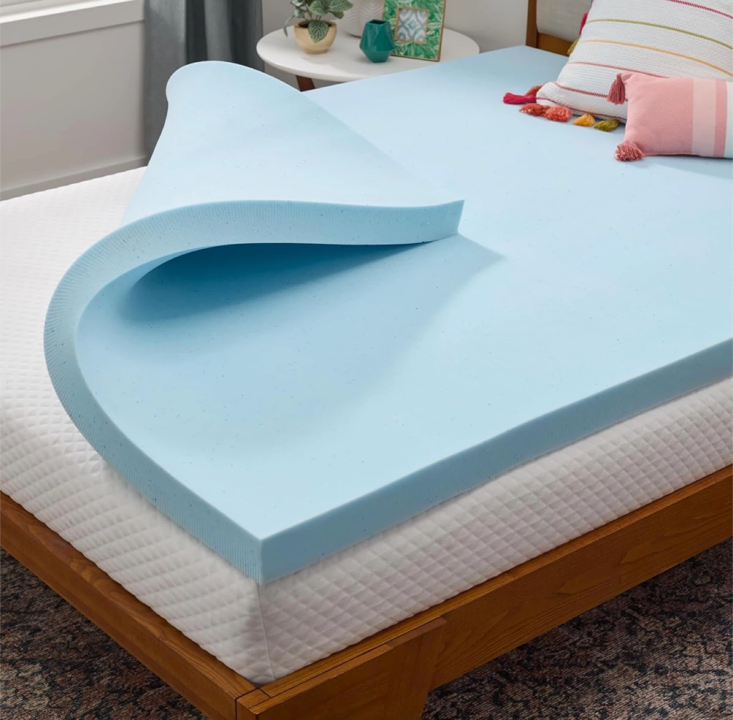Linenspa memory foam mattress topper, full size - 3 inch gel