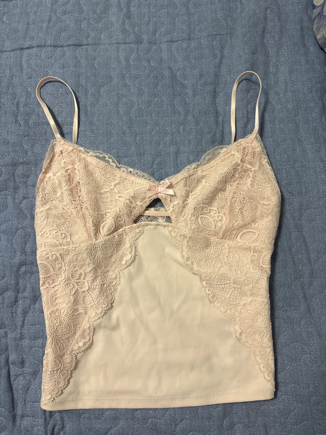 GARAGE Pink Lace Camisole Top - photo 2