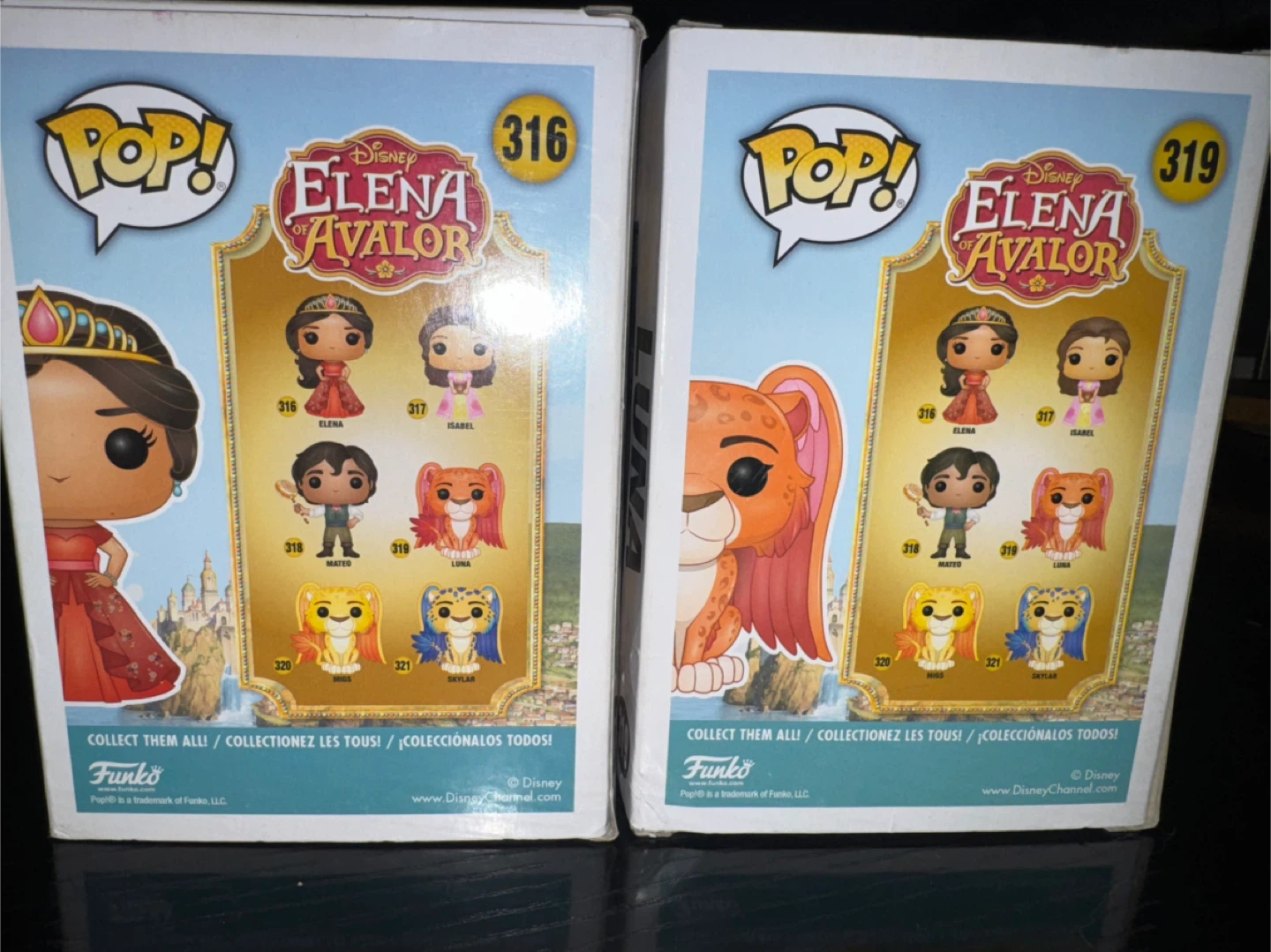 Funko POP Disney Figures – Luna #319 & Elena #316 (New in Box) - photo 4