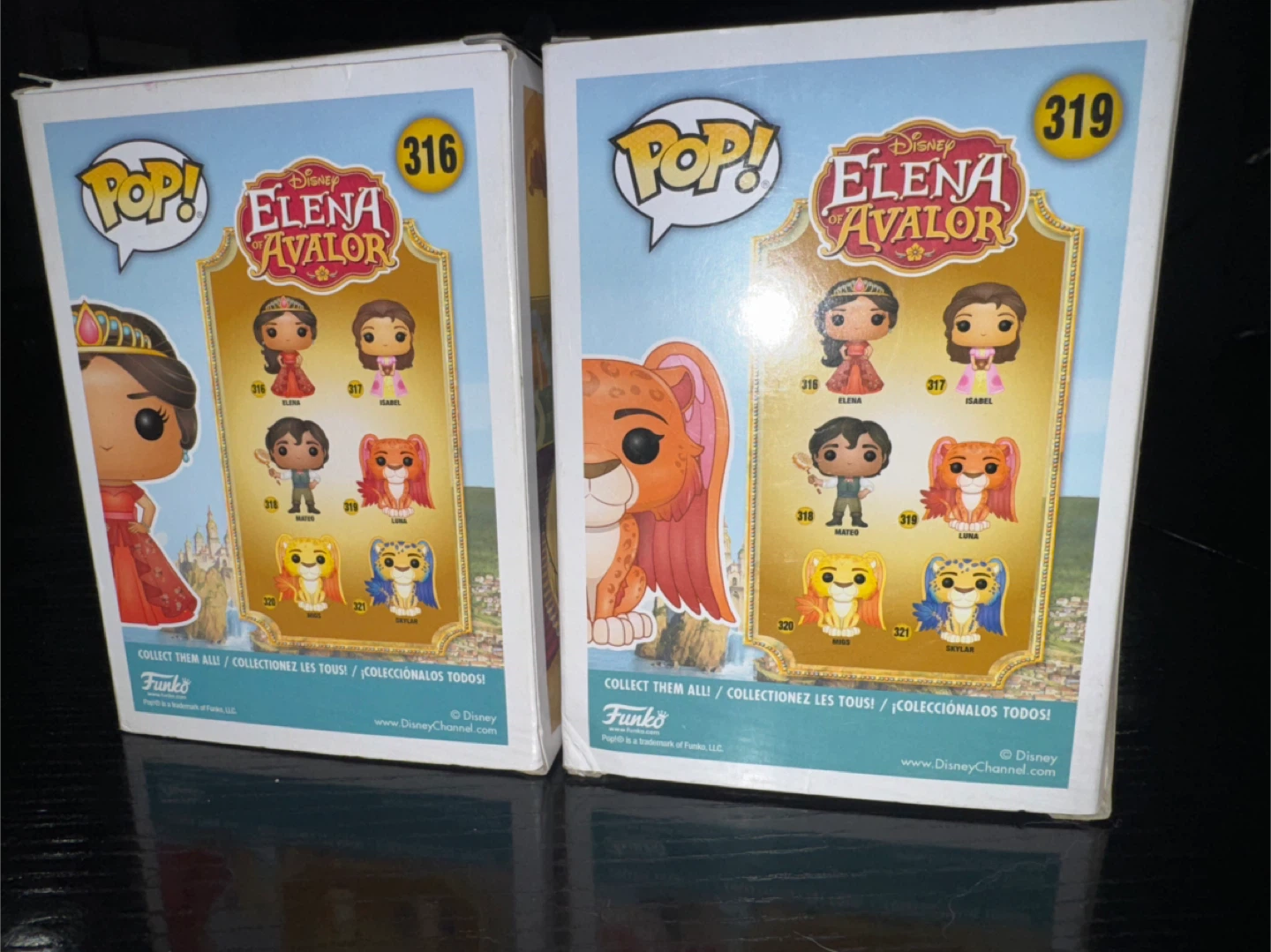 Funko POP Disney Figures – Luna #319 & Elena #316 (New in Box) - photo 5