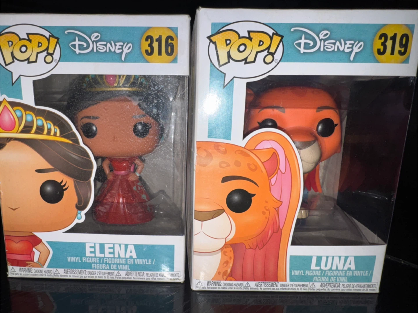 Funko POP Disney Figures – Luna #319 & Elena #316 (New in Box) - photo 3