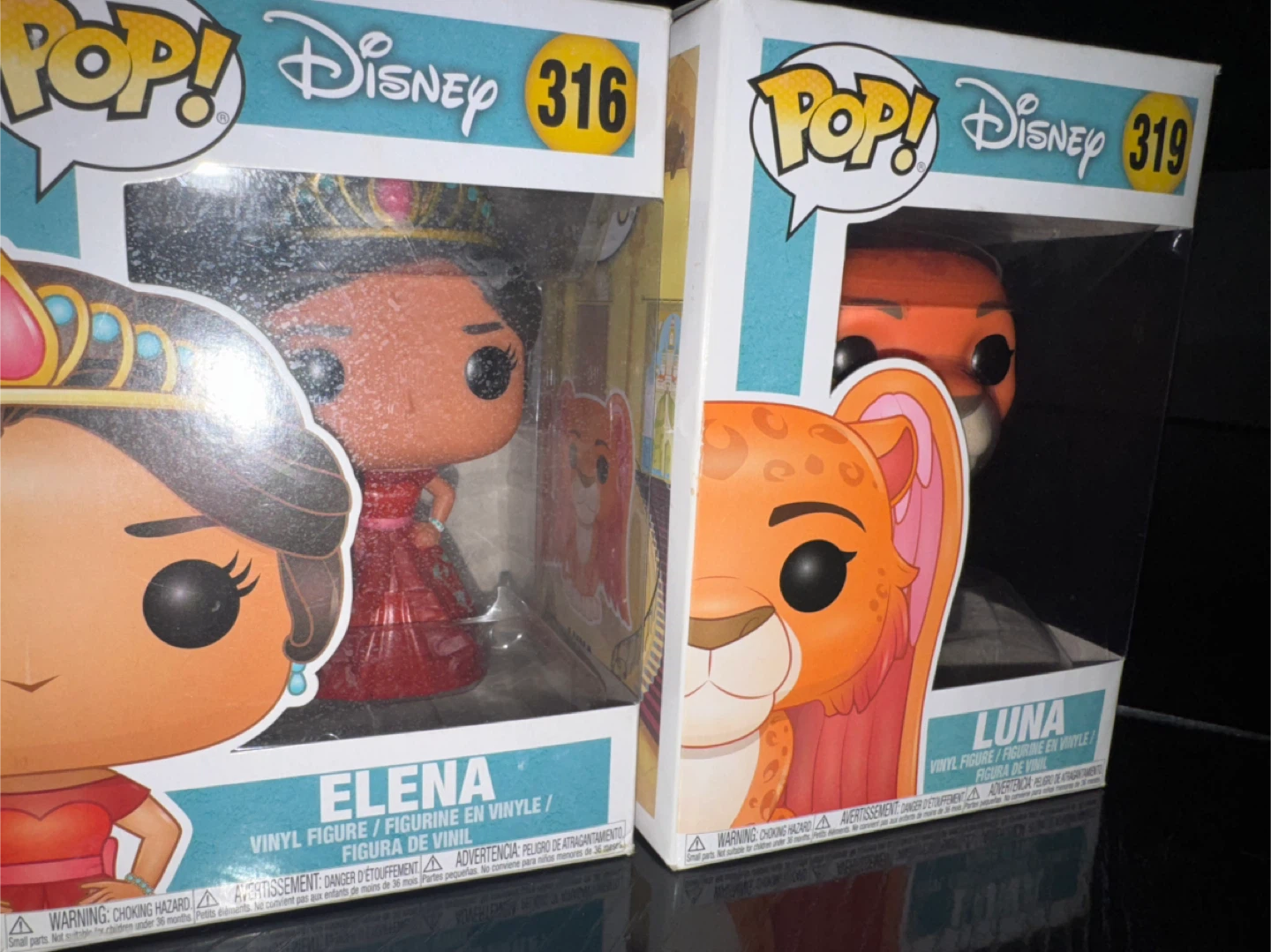 Funko POP Disney Figures – Luna #319 & Elena #316 (New in Box) - photo 2