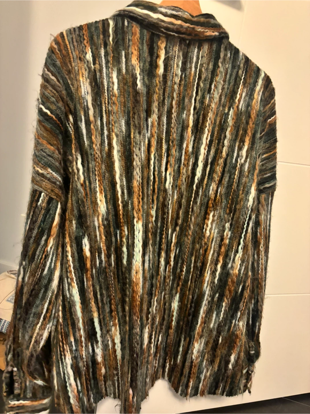 Striped Textured Button-Up Shirt - photo 3