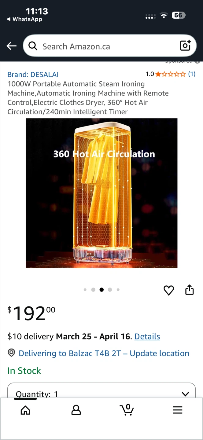 DESALAI 1000W Portable Automatic Steam - photo 3