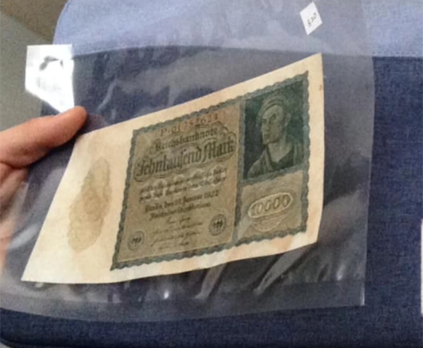 Antique German banknote