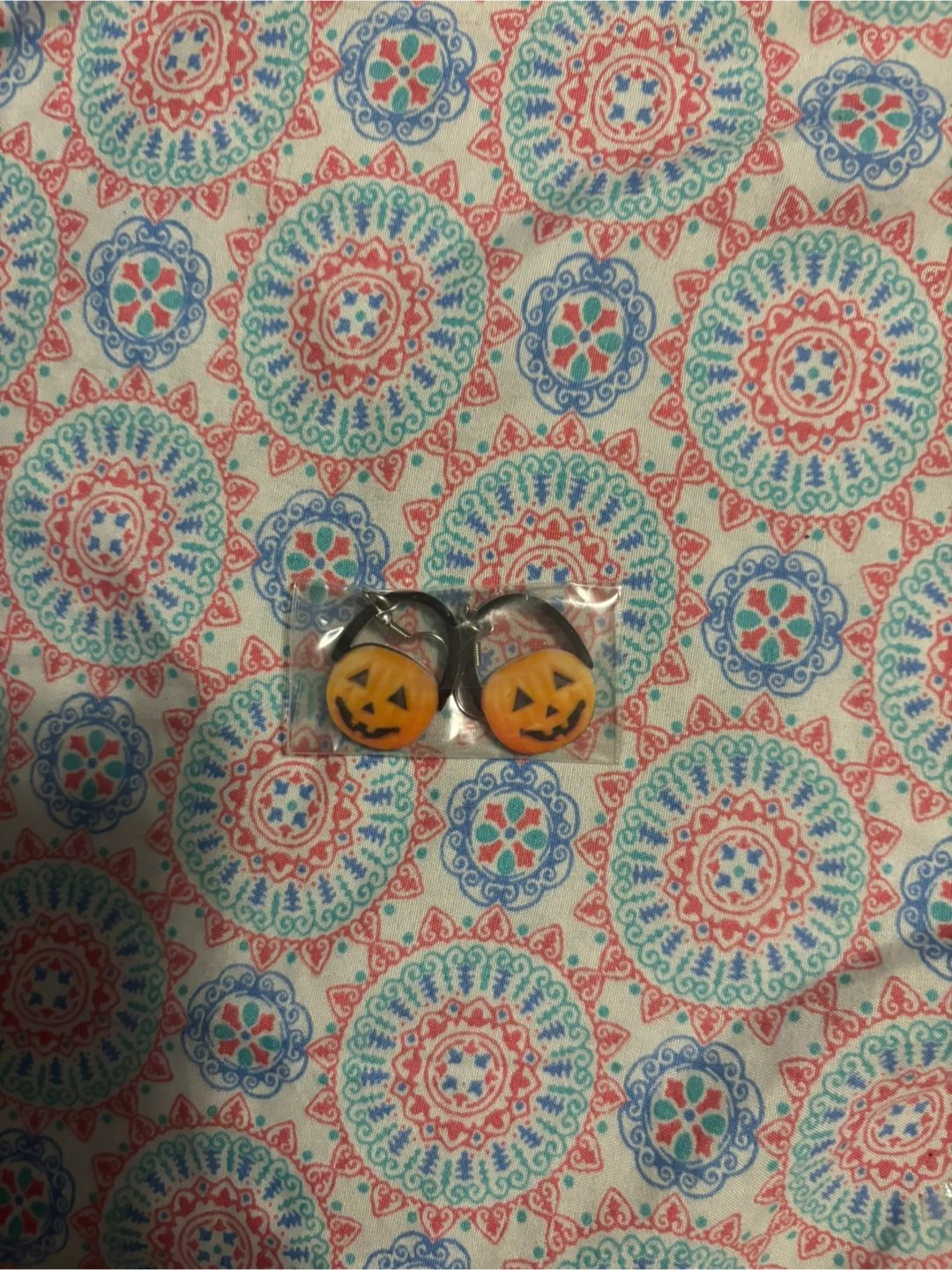 Halloween Jack-o'-lantern Earrings