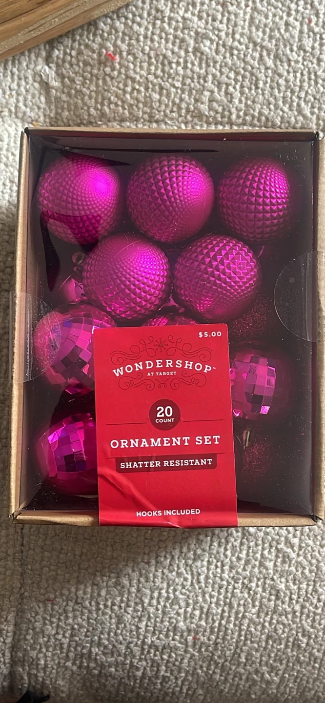 🧡Wonder Shop 20 Count Shatter Resistant Ornament Set