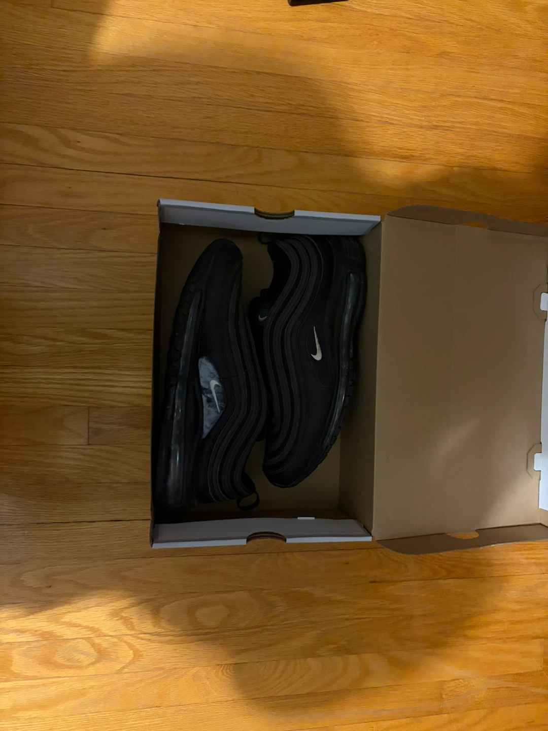 Nike Air Max 97’ Authentic Black Sneakers SIZE 10 M - photo 2