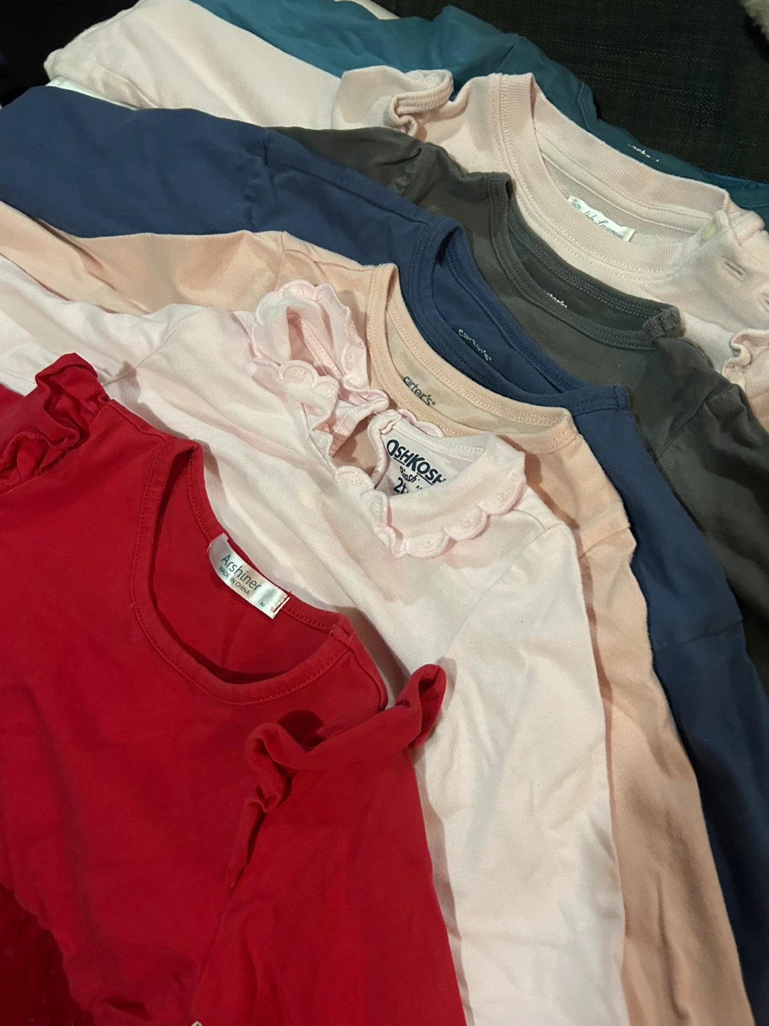 1-2 YO Long Sleeve Shirts - Carter's, OshKosh, Ralph Lauren