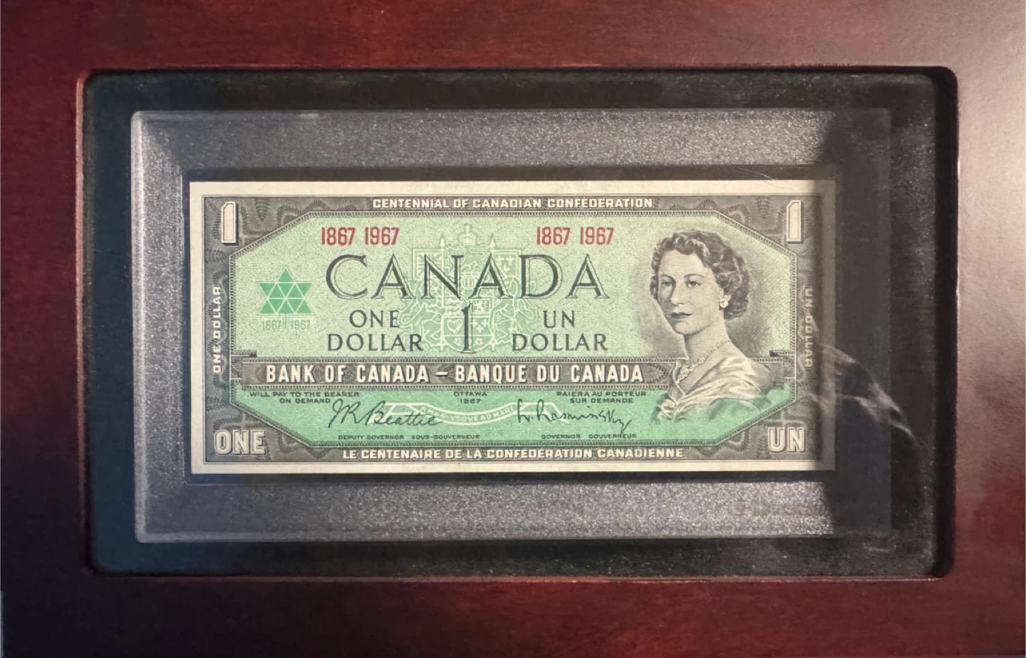 Bank of Canada 1967 Centennial One Dollar Bill