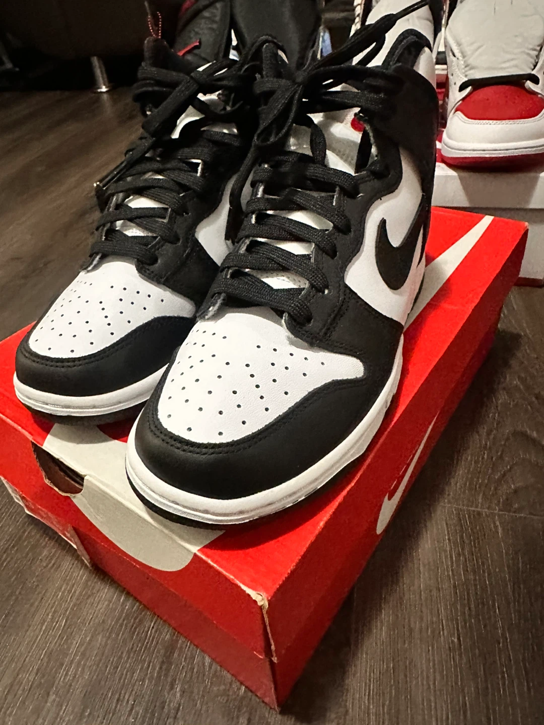 Nike Dunk High "Panda" Sneakers - Women's Size 6.5