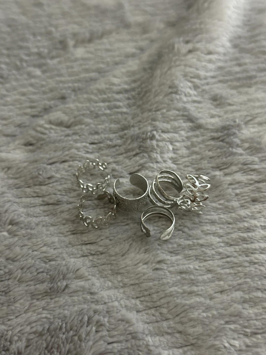 Set of 7 ear cuffs