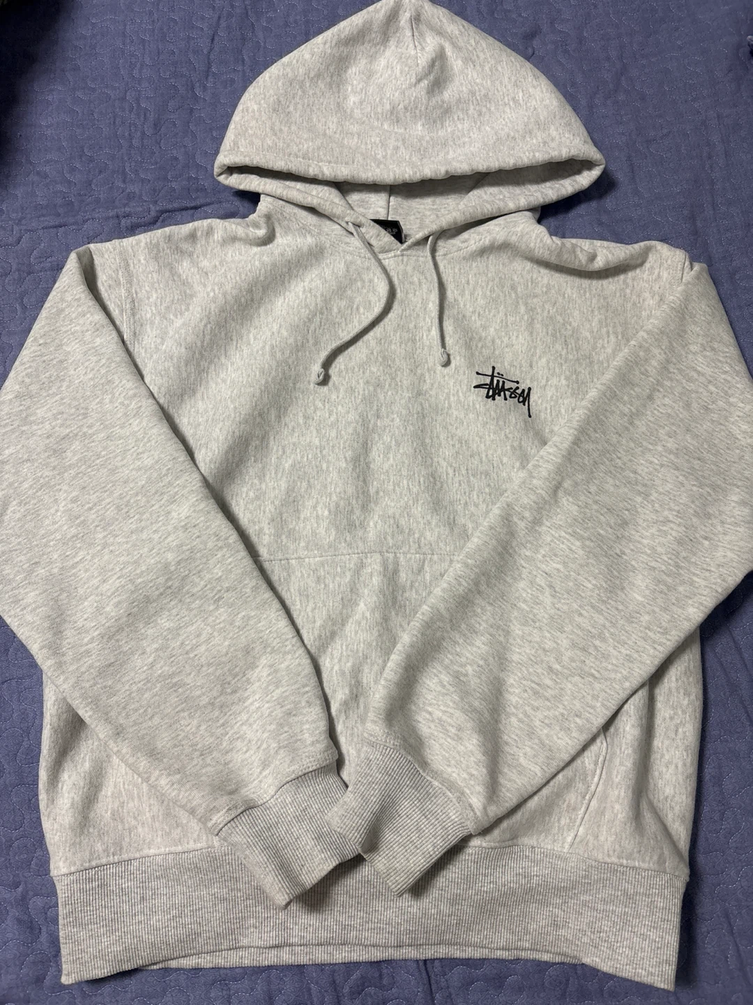 Stussy Grey Hoodie Size M