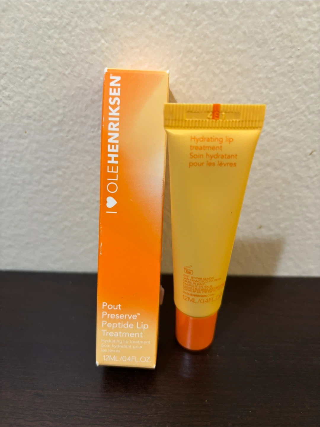 NEW Ole Henriksen Pout Preserve Peptide Lip Treatment 12ml