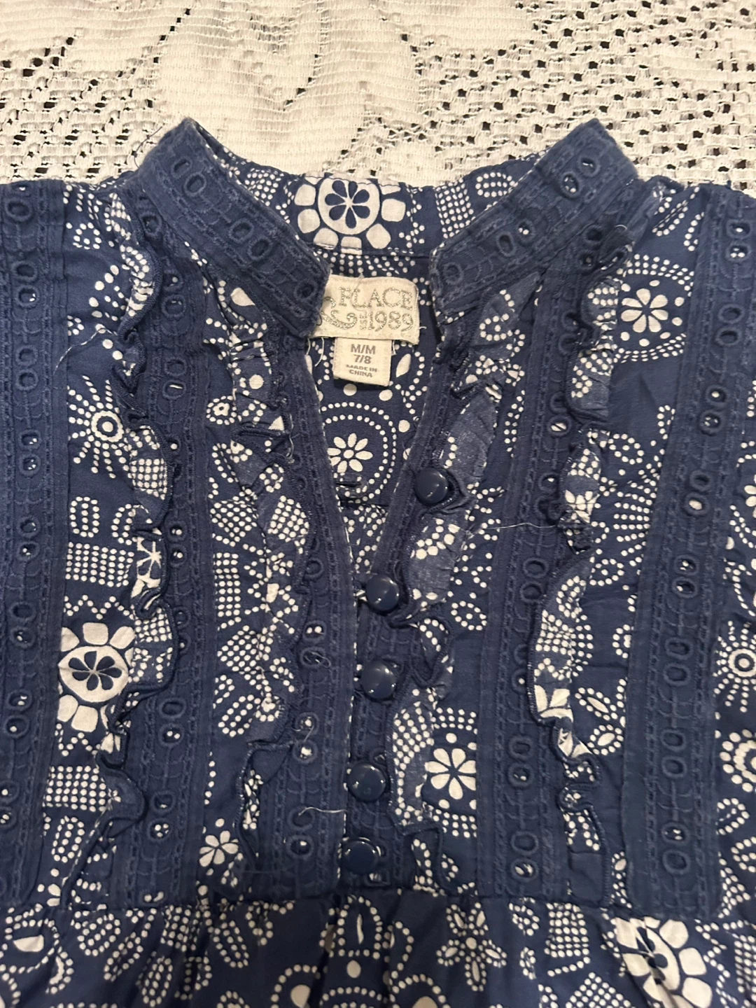 The Children's Place Blue Floral Tunic Top - photo 2