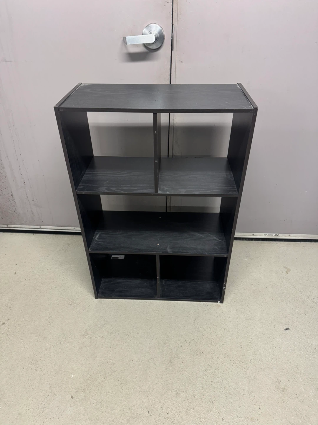 Black 4-Shelf Bookshelf