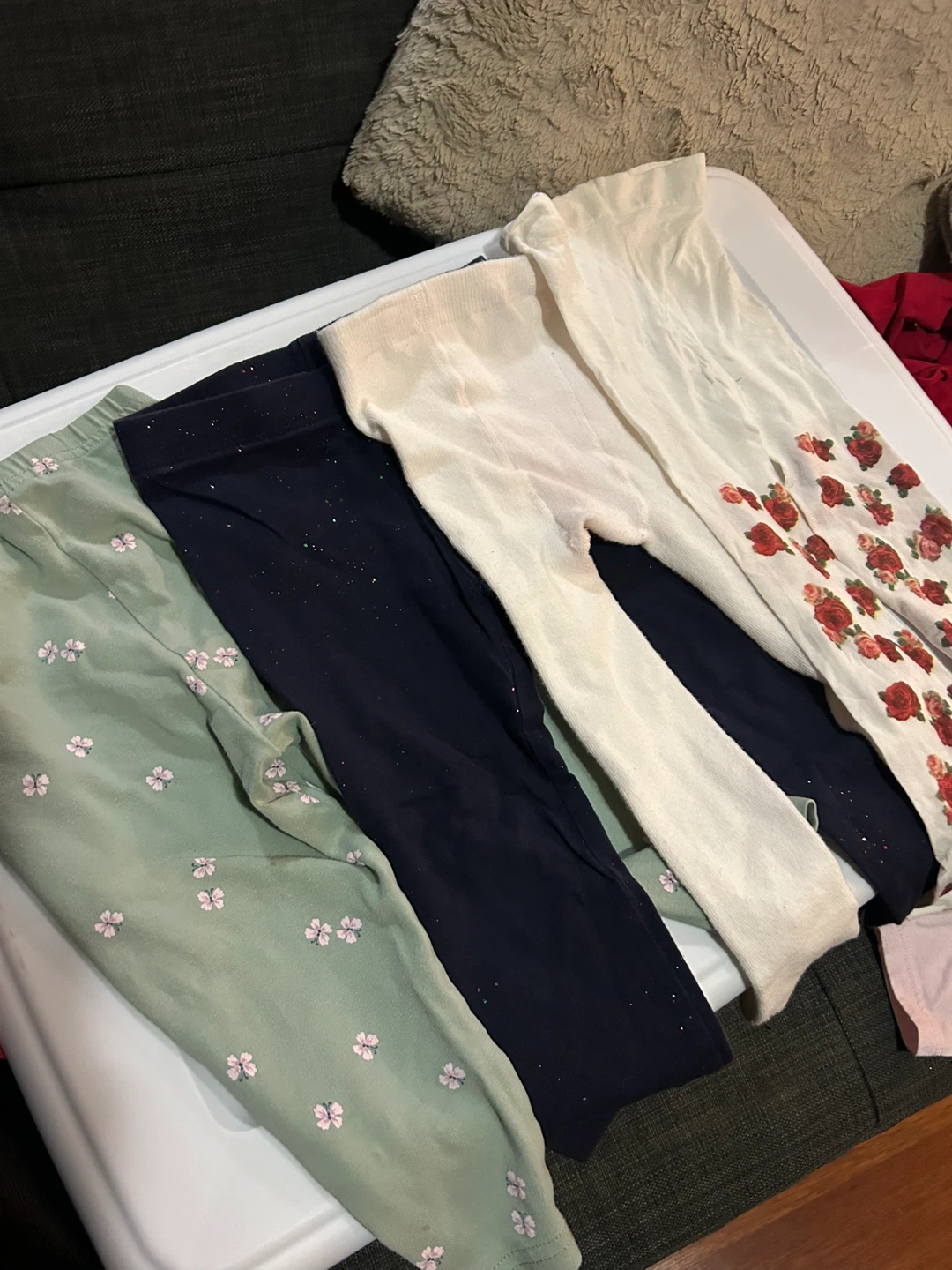 OshKosh 24m Leggings & The Children's Place Tights Bundle