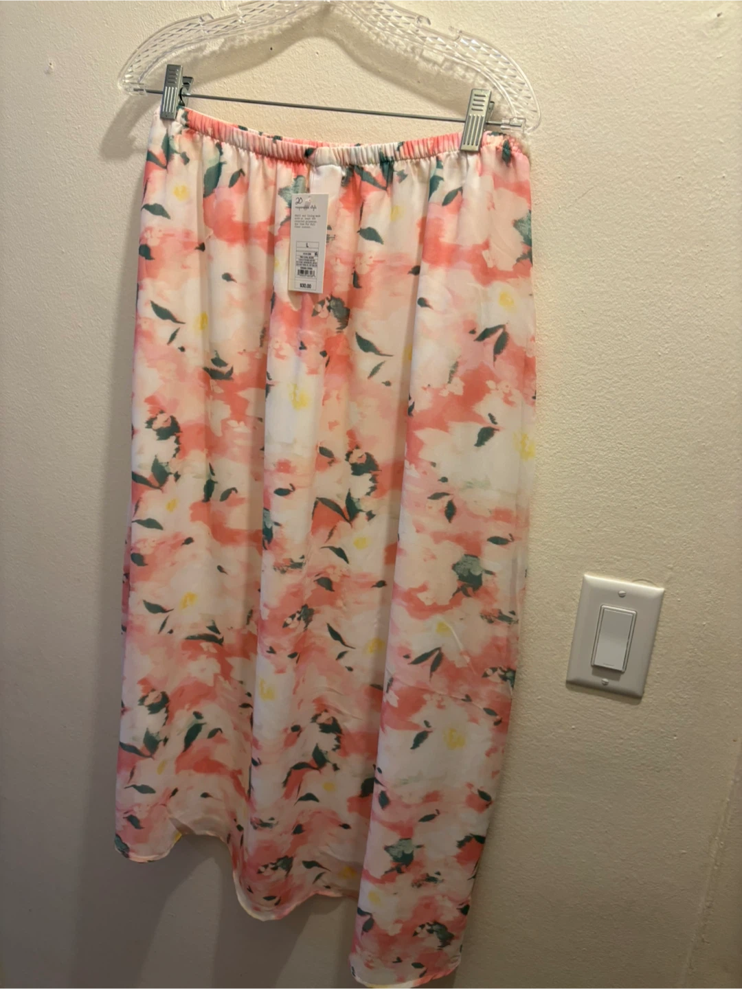 NEW Target Pink Floral Skirt - Size L