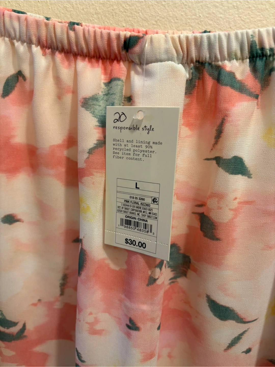 NEW Target Pink Floral Skirt - Size L - photo 2