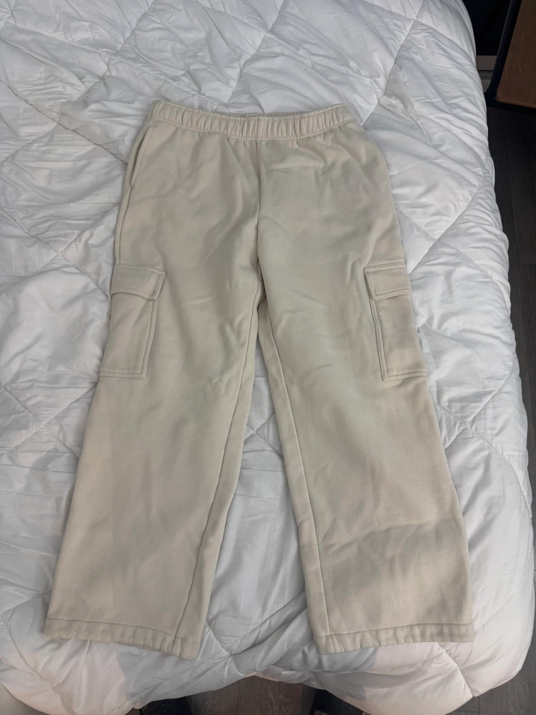 Oak + Fort Beige Cargo Sweatpants