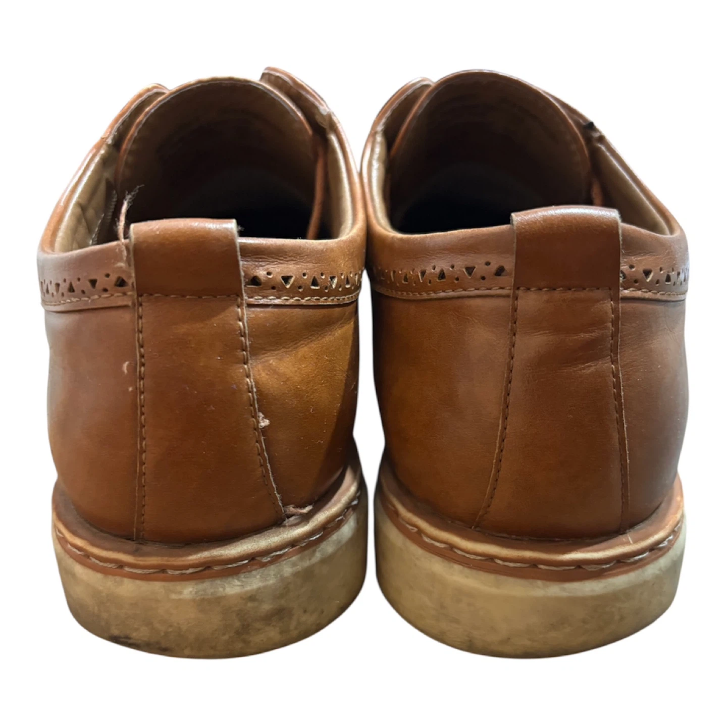 George Men's Brown Wingtip Oxford Shoes Size 10 - photo 5