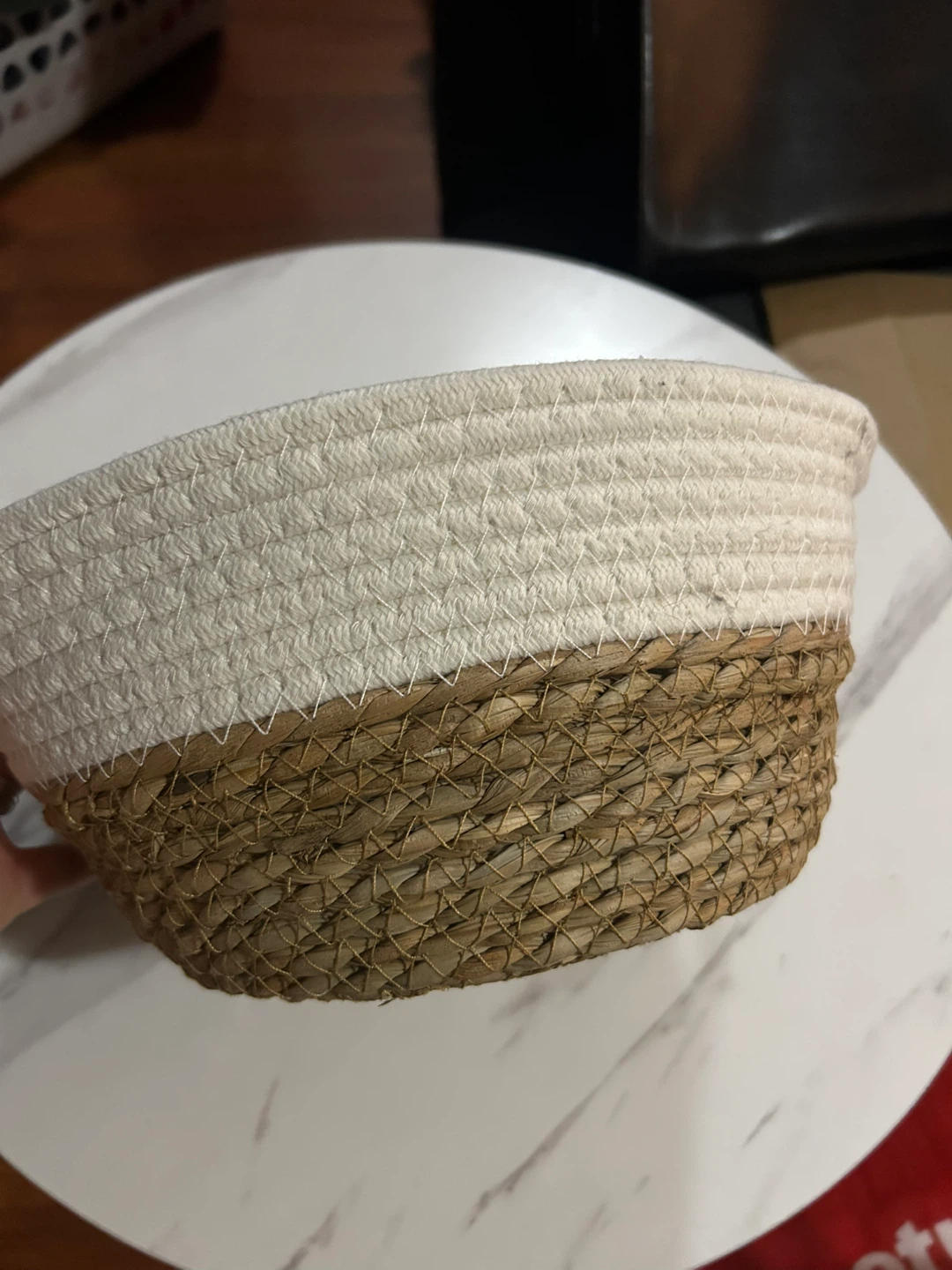 Woven Rope Basket with Handles - photo 2