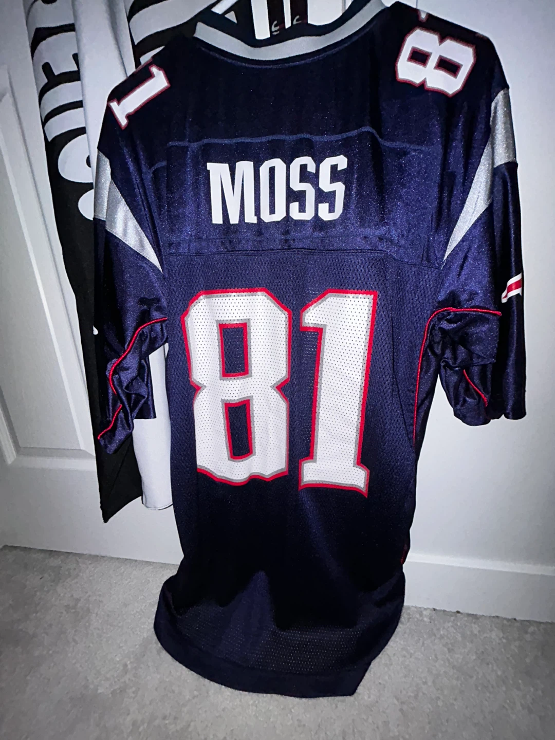 New England Patriots #81 Moss NFL Jersey