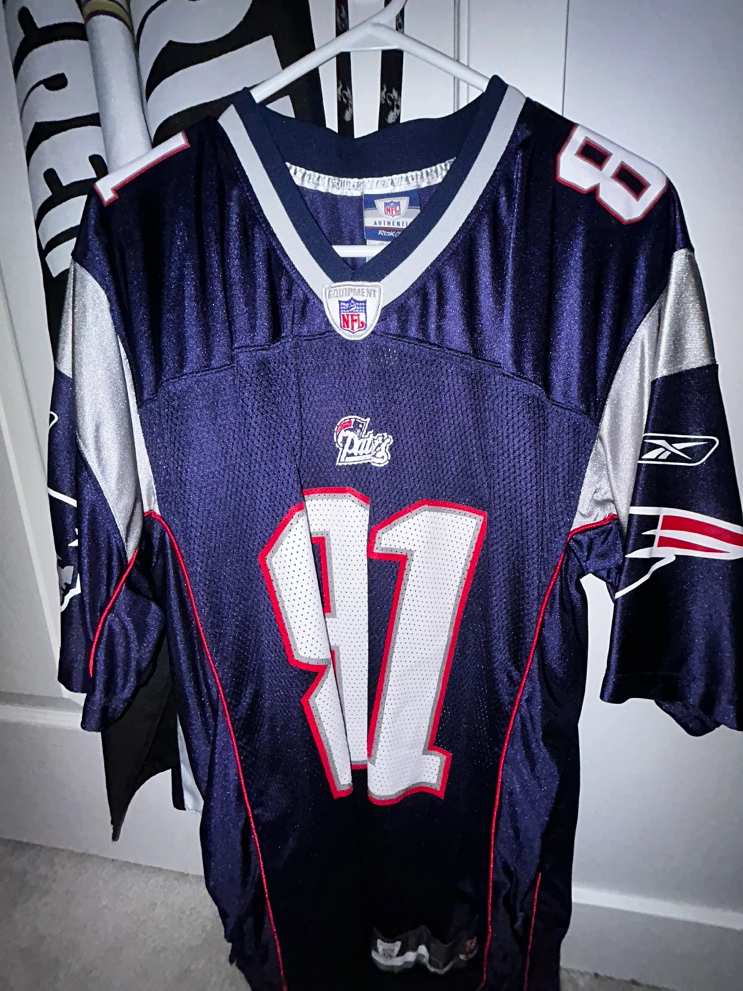 New England Patriots #81 Moss NFL Jersey - photo 2