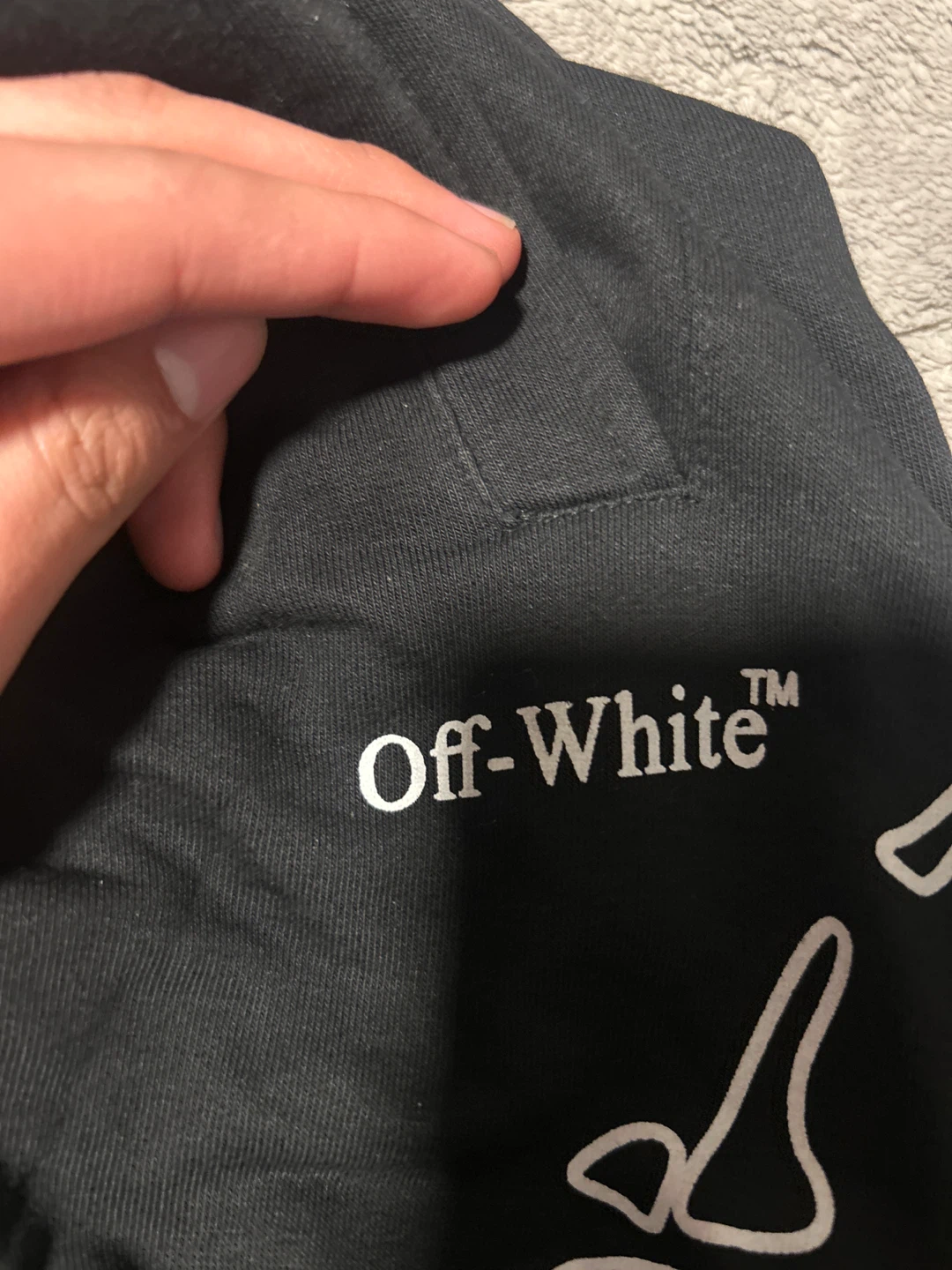 Off-White Black Sweatpants - Size XXL - photo 2