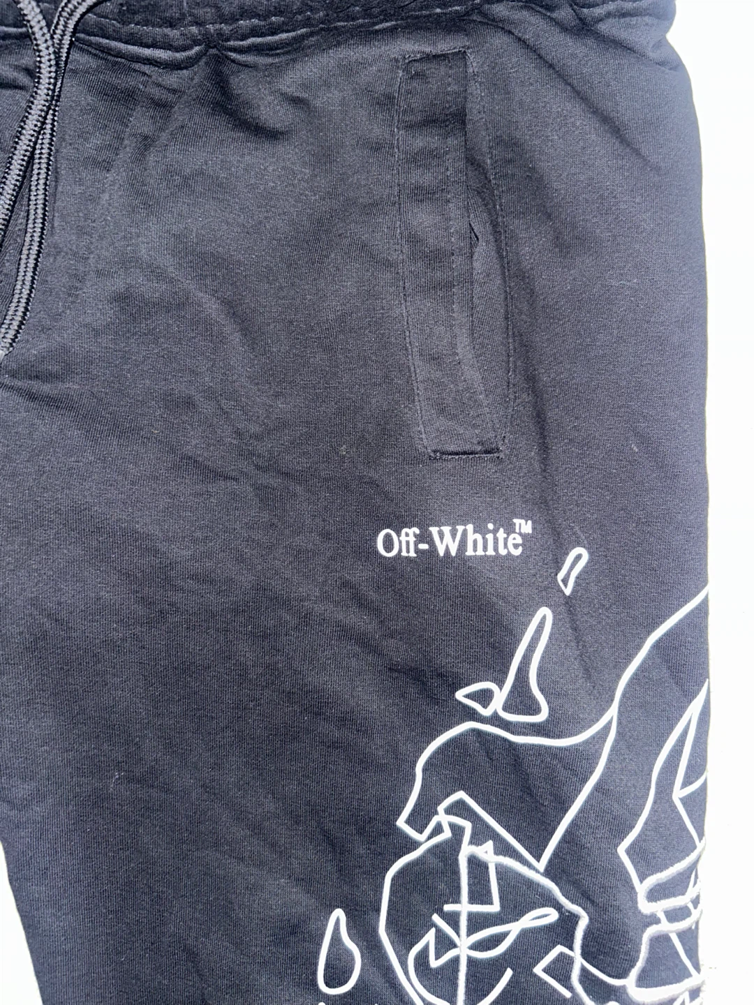 Off-White Black Sweatpants - Size XXL - photo 4