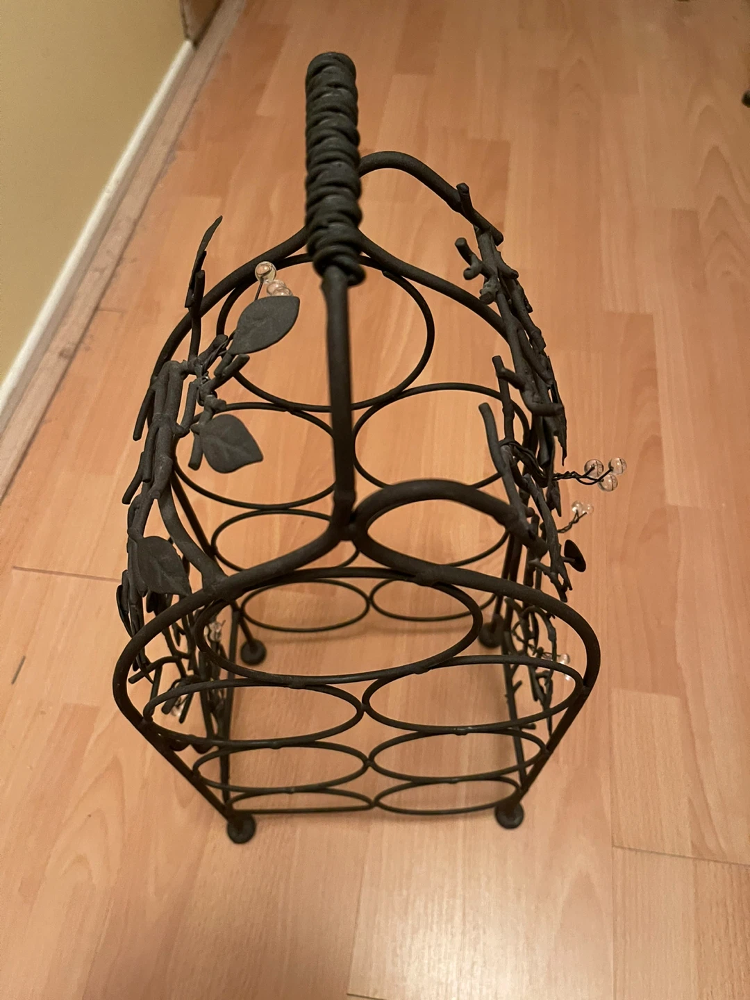 Decorative Metal Wine Rack - photo 2