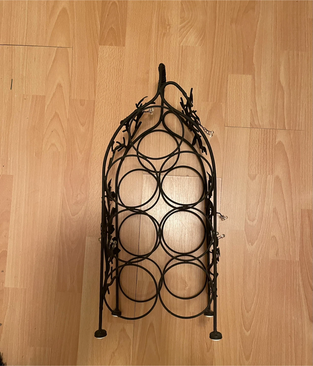 Decorative Metal Wine Rack