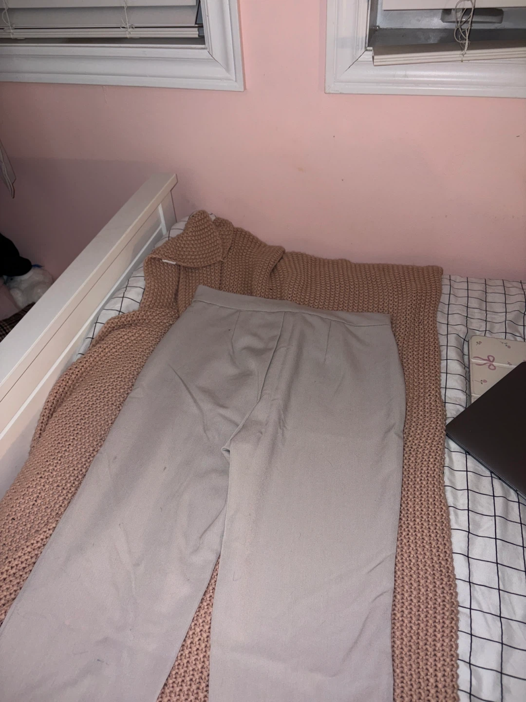 Light Grey Tailored Trousers - photo 3