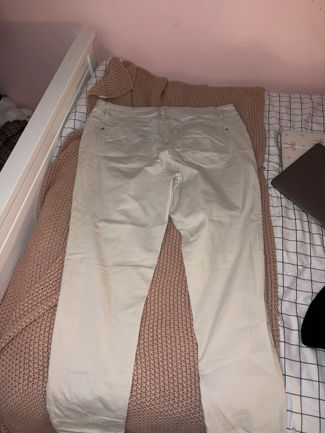 Cleo Women's Straight Leg Pants - Beige - photo 3