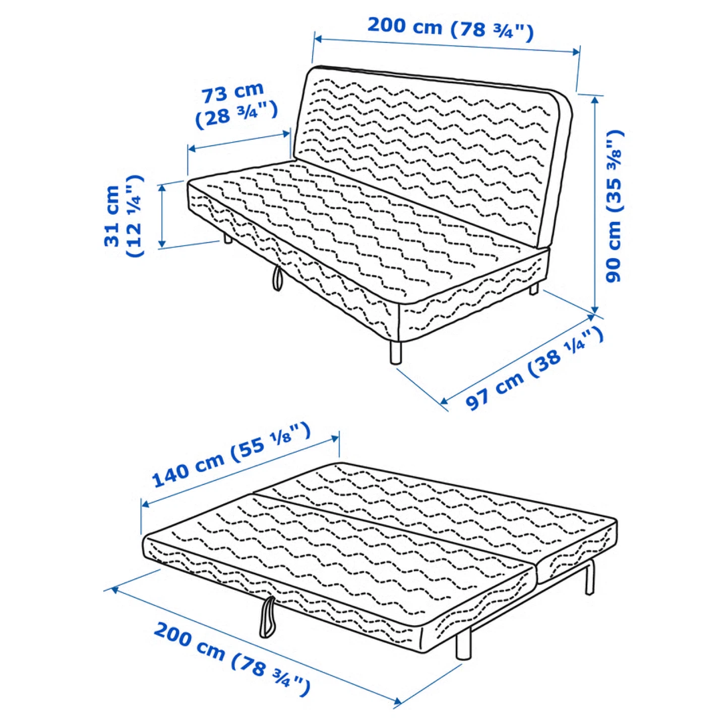 IKEA NYHAMN Sleeper Sofa - photo 2