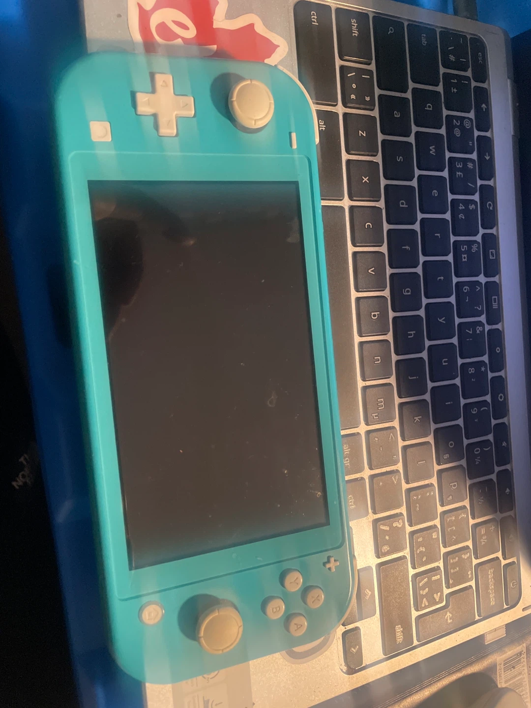 Nintendo Switch Lite Turquoise with NBA 2K19 Game - photo 2
