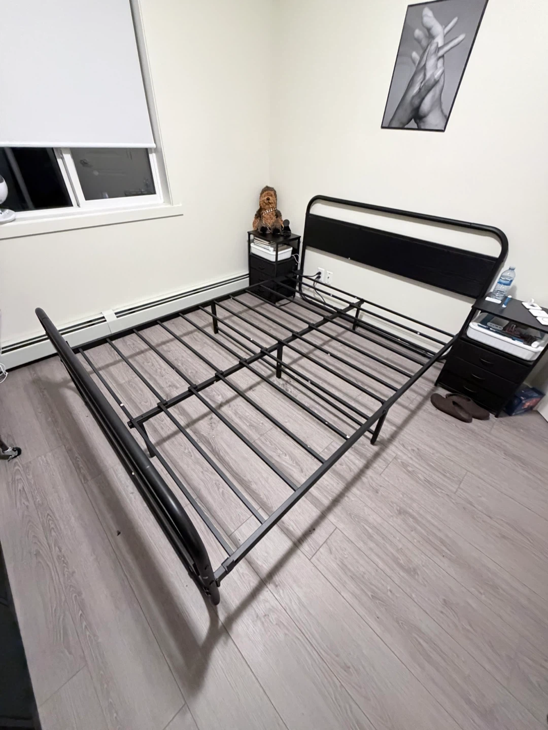 Queen Black Metal Bed Frame