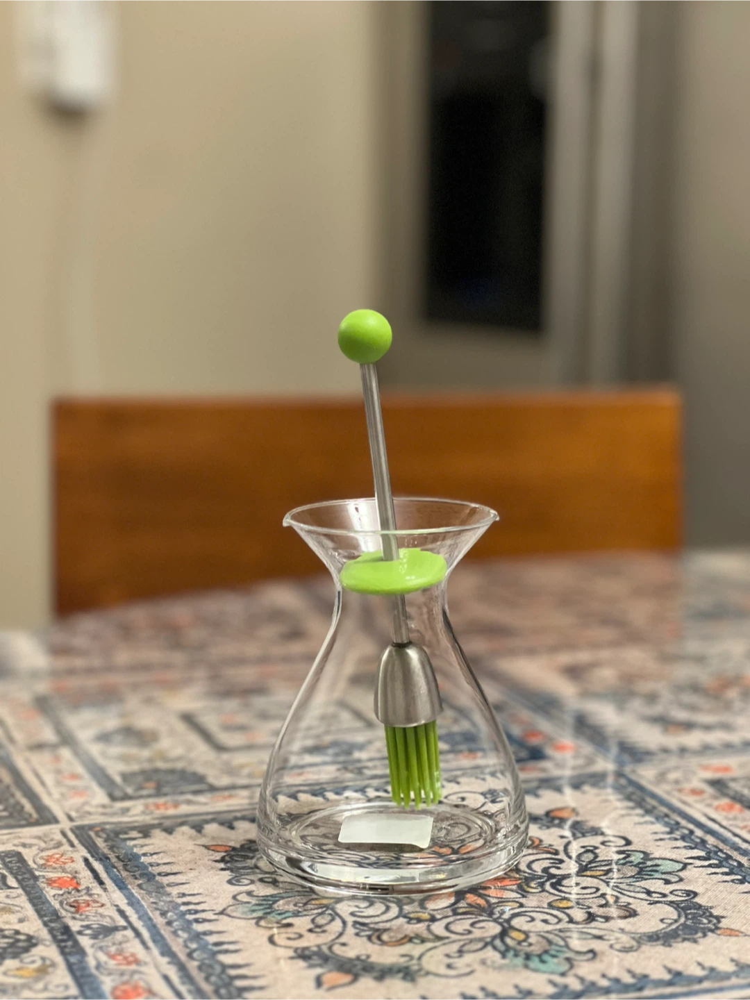 Condiment Bottle with Silicone Brush 🧡