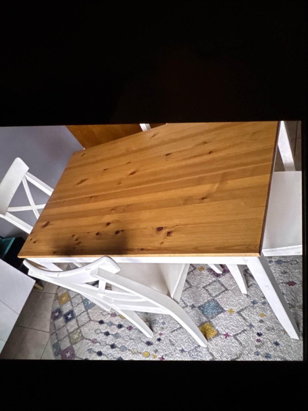 IKEA dining table and chairs