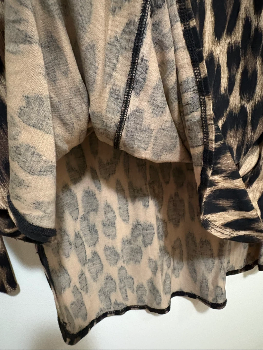 Joe Fresh Leopard Print Long Sleeve Top - Size L - photo 4