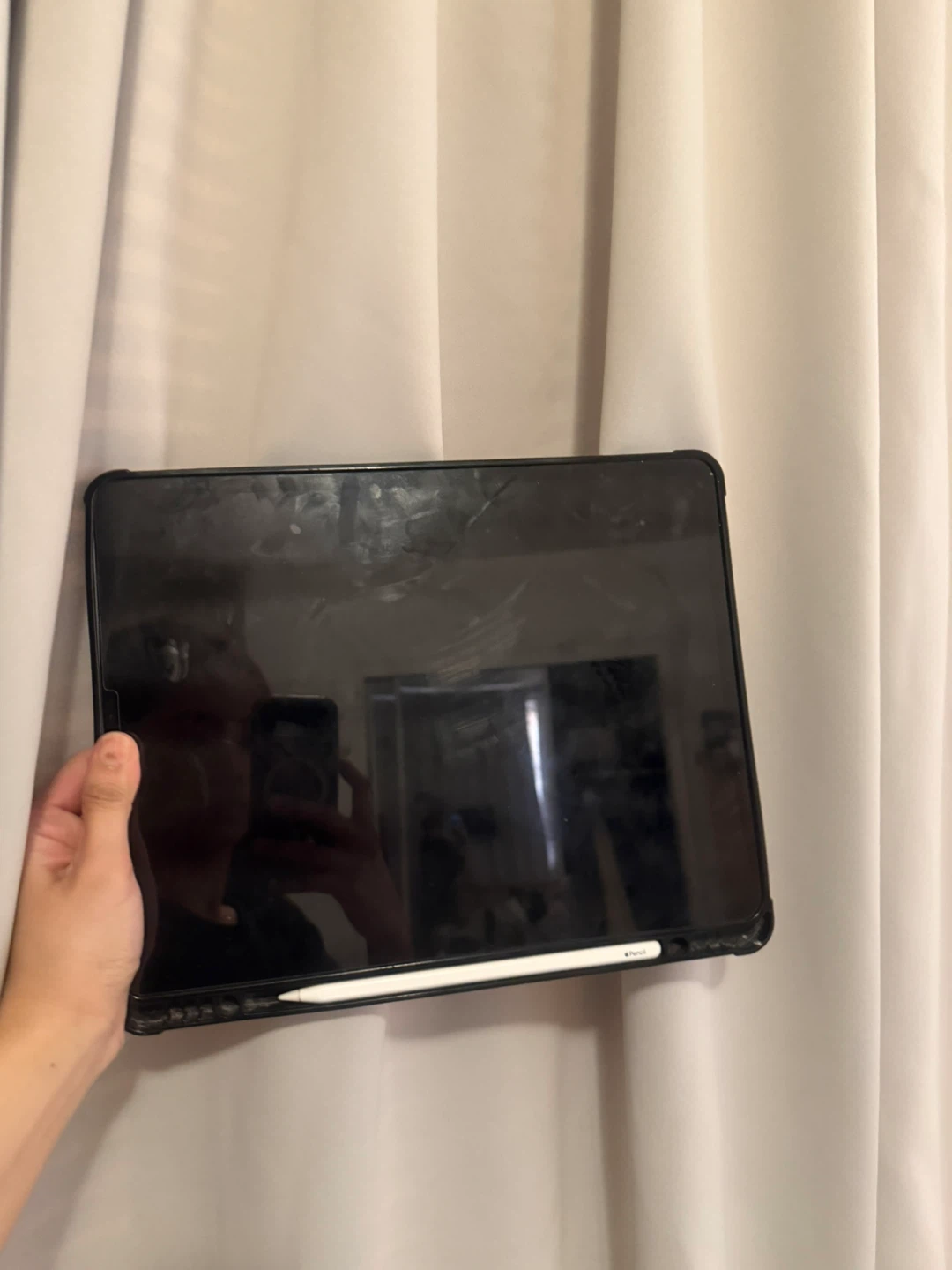 Apple iPad Pro 12.9-inch (5th Gen) with Case and Apple Pencil
