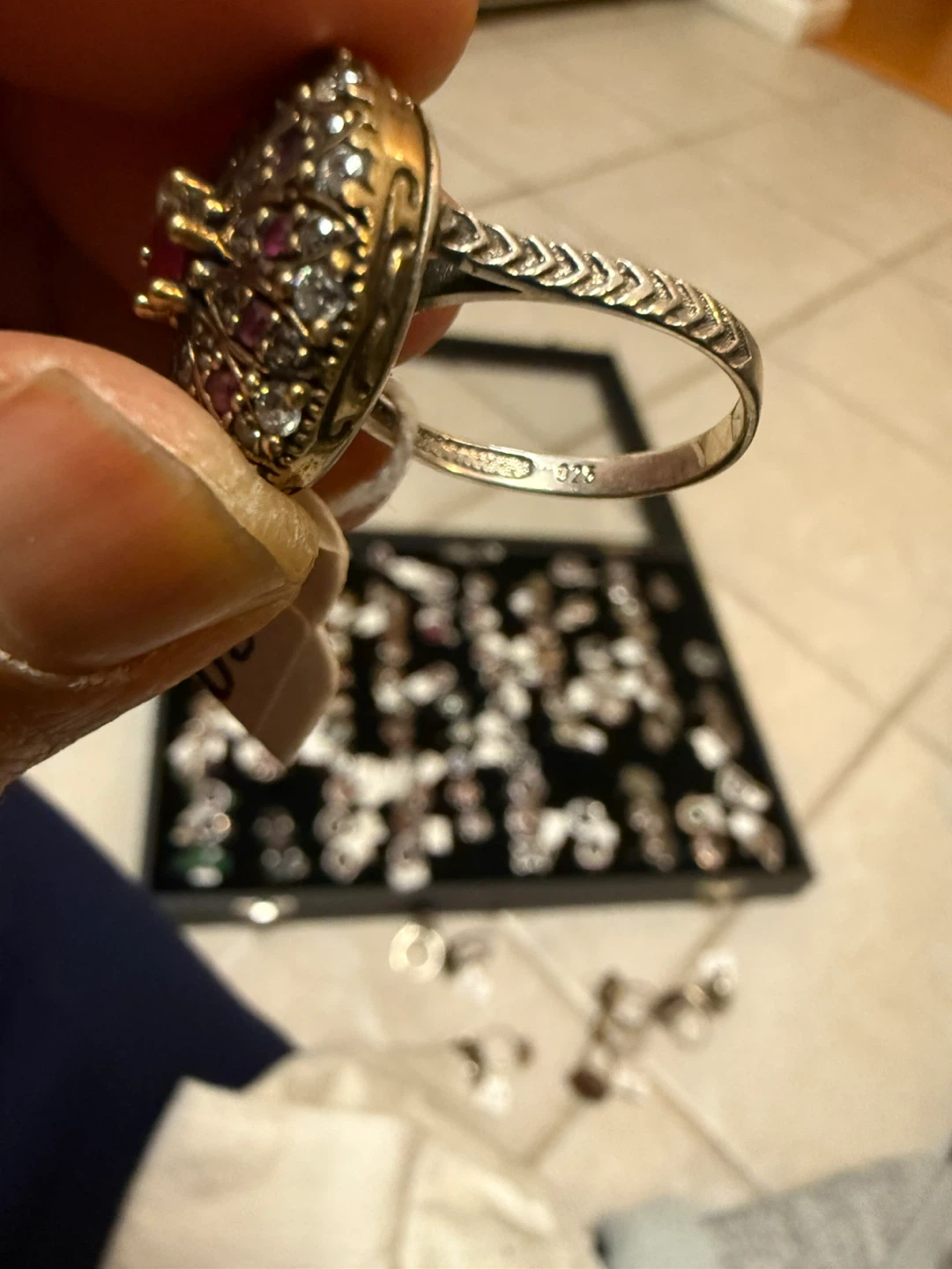 Assorted Sterling Silver Rings/Copper with stones - photo 3