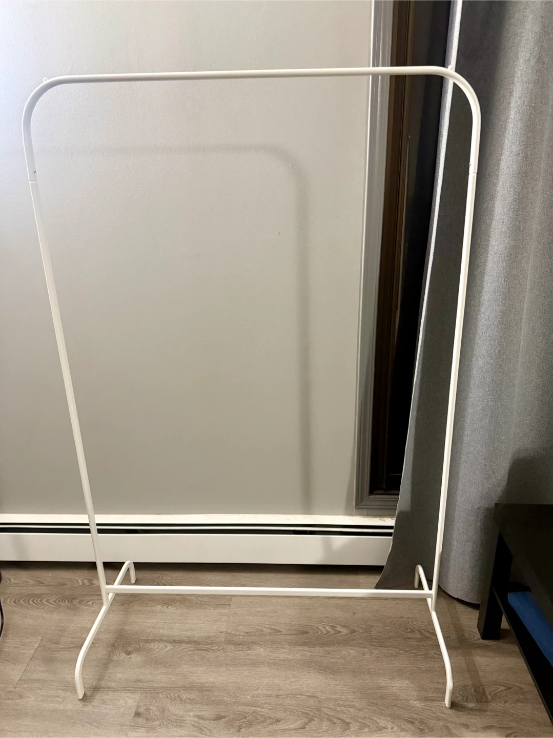 White Metal Clothing Rack