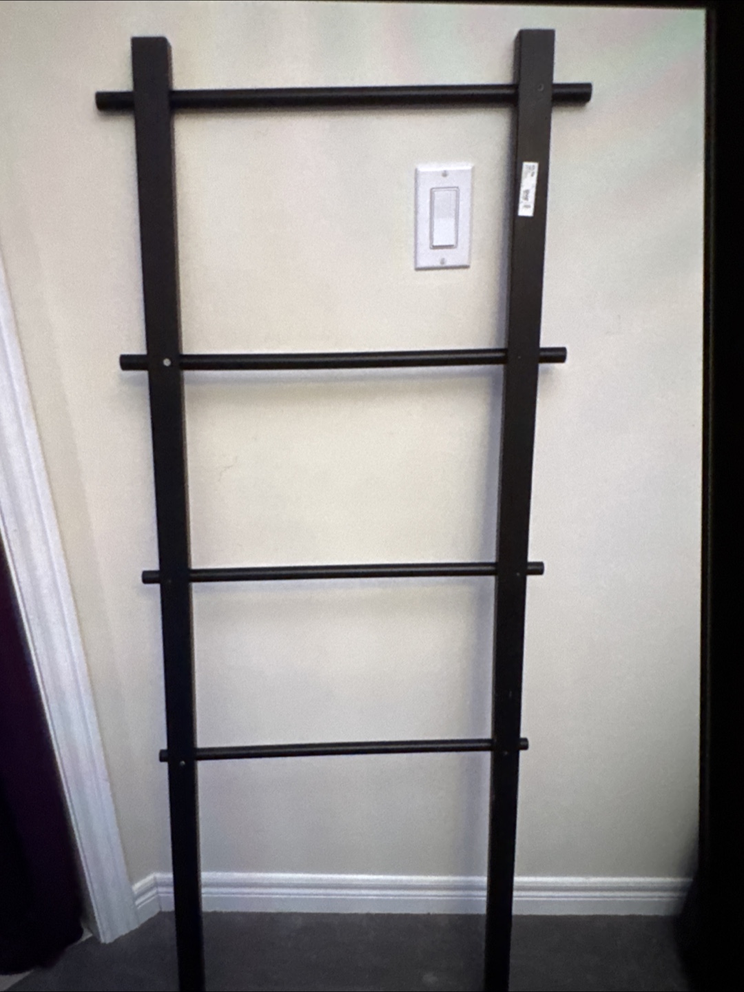 Black Ladder Shelf