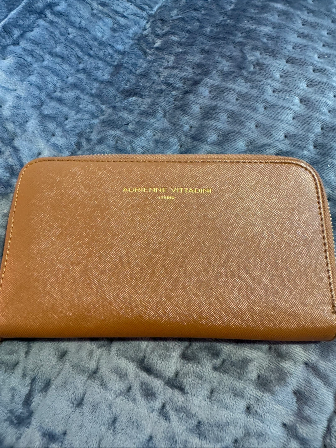 Adrienne Vittadini Faux Leather Wallet with Wrist Strap